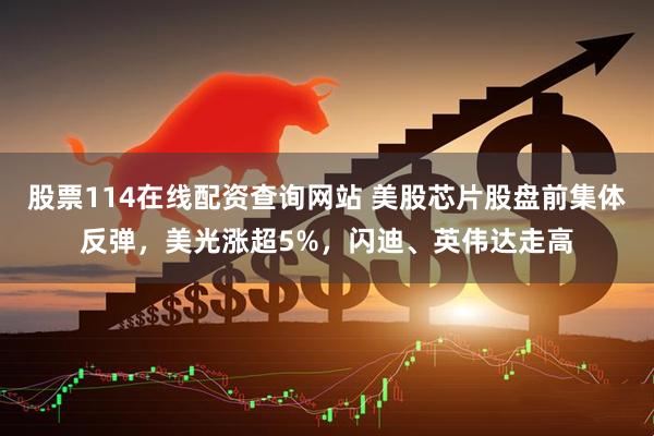 股票114在线配资查询网站 美股芯片股盘前集体反弹，美光涨超5%，闪迪、英伟达走高